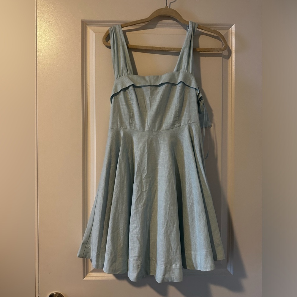 Boutique Pale Blue Mini Dress